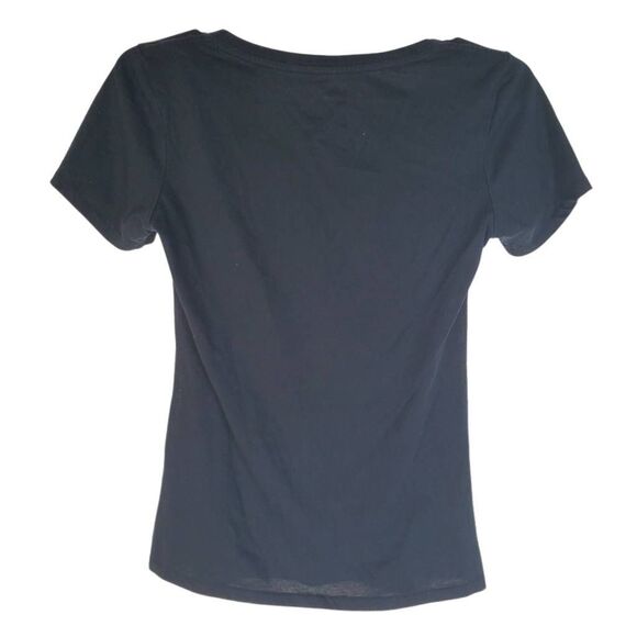 Nike Dri-Fit V-neck Run Dont Hide Short Sleeve Athletic Cut Graphic Tee Black XS - Picture 4 of 14